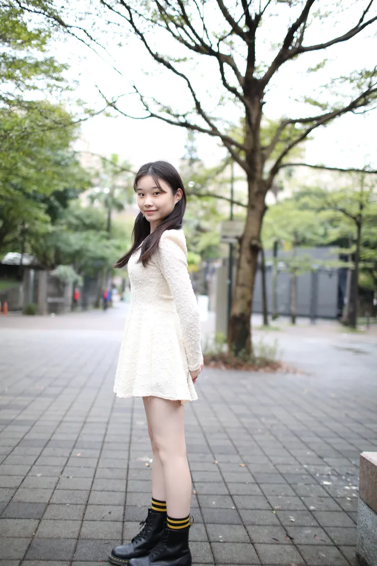 柔柔是名年輕活潑的少女。鄭孟晃攝