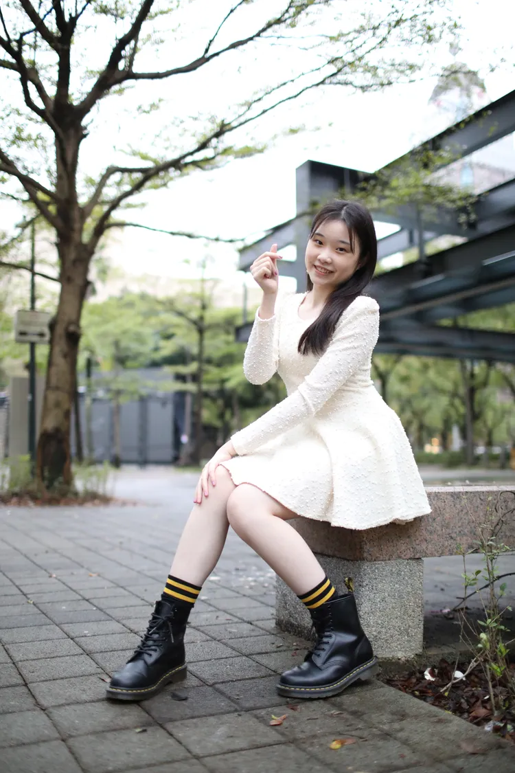 柔柔從小學習芭蕾舞跟民族舞蹈。鄭孟晃攝