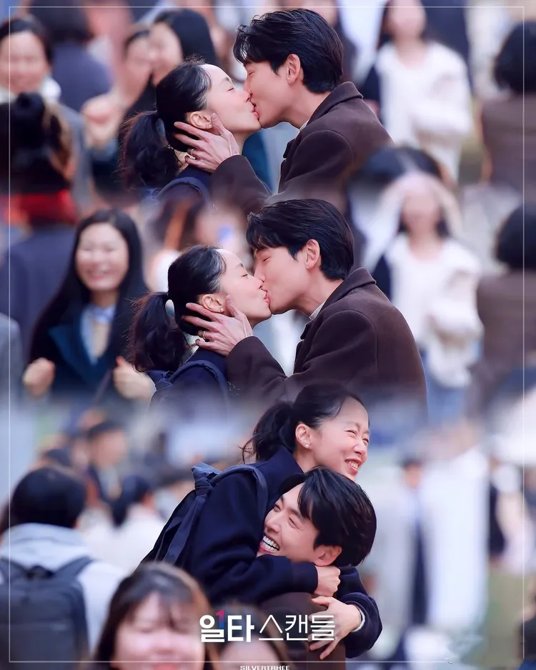 鄭敬淏（右）和全度妍在《浪漫速成班》迎來圓滿結局。翻攝tvN