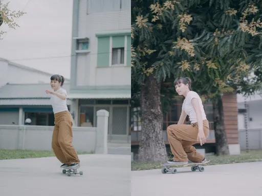 耍帥的代價！吳汶芳重摔消失在鏡頭前　整個人翻一圈濺血