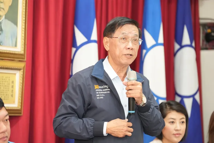 林明溱批評蔡培慧當不分區立委時，「只是在聽黨意，只有在領薪水！」國民黨南投縣黨部提供