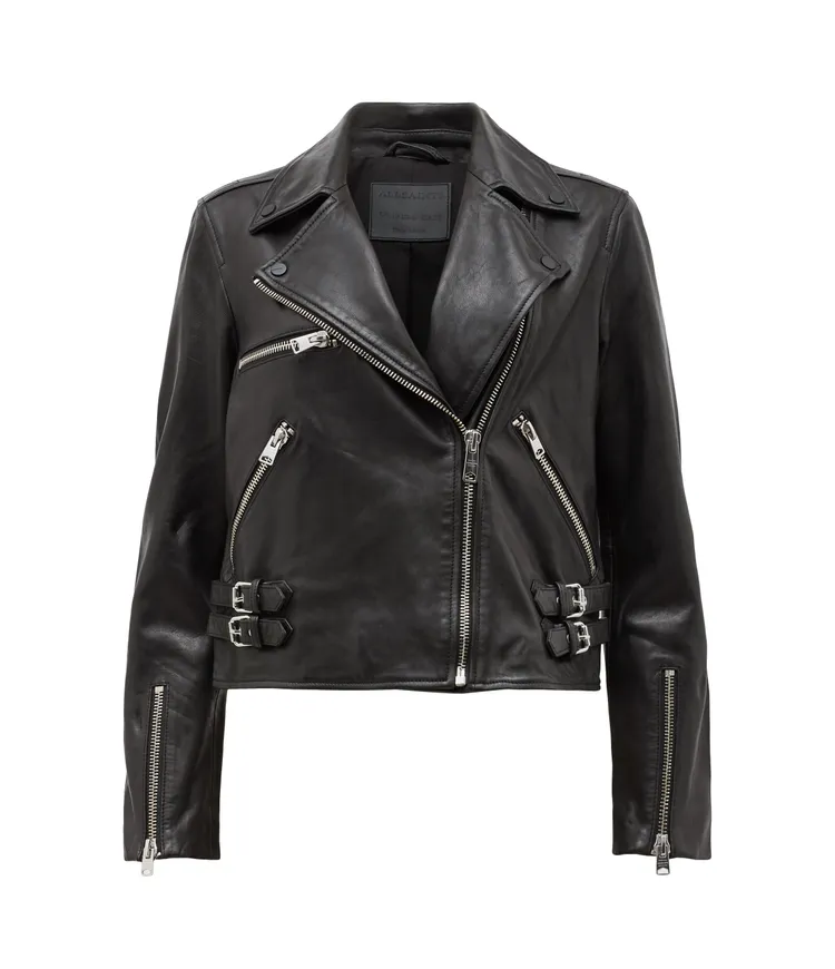 ALLSAINTS Benyon騎士皮衣，2萬1400元。品牌提供