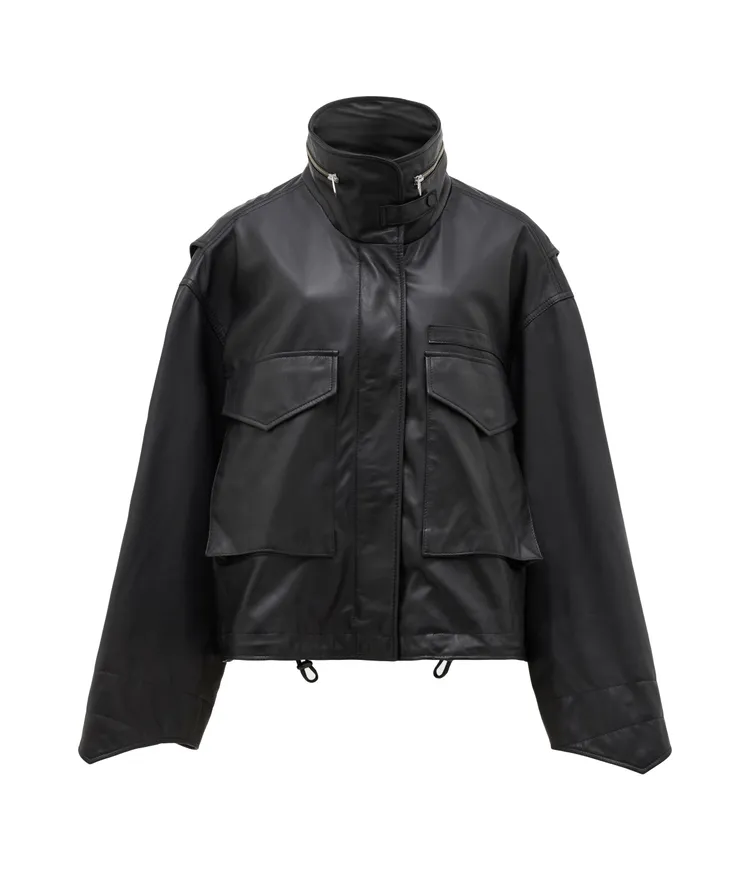 ALLSAINTS Clay立領大口袋夾克，2萬4200元。品牌提供