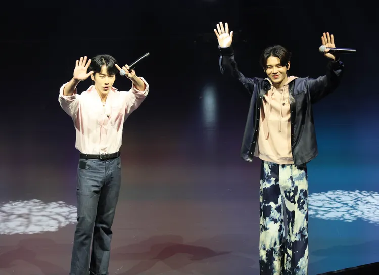 Yin(右)和War非常喜歡台灣，首度見面會留下美好回憶。鄭孟晃攝