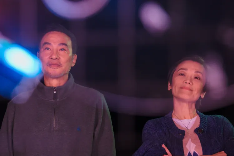 張艾嘉（右）、任達華在片中飾演夫妻。甲上娛樂提供