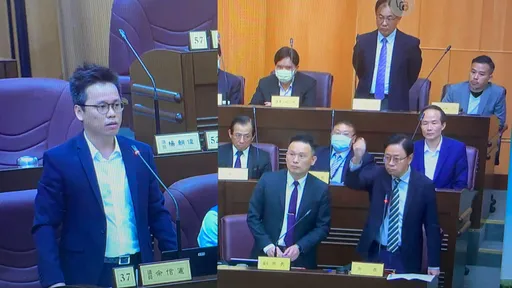 不滿遭批「尸位素餐、愧對人民」 槓上了!桃園法務局長和議員拍桌飆罵