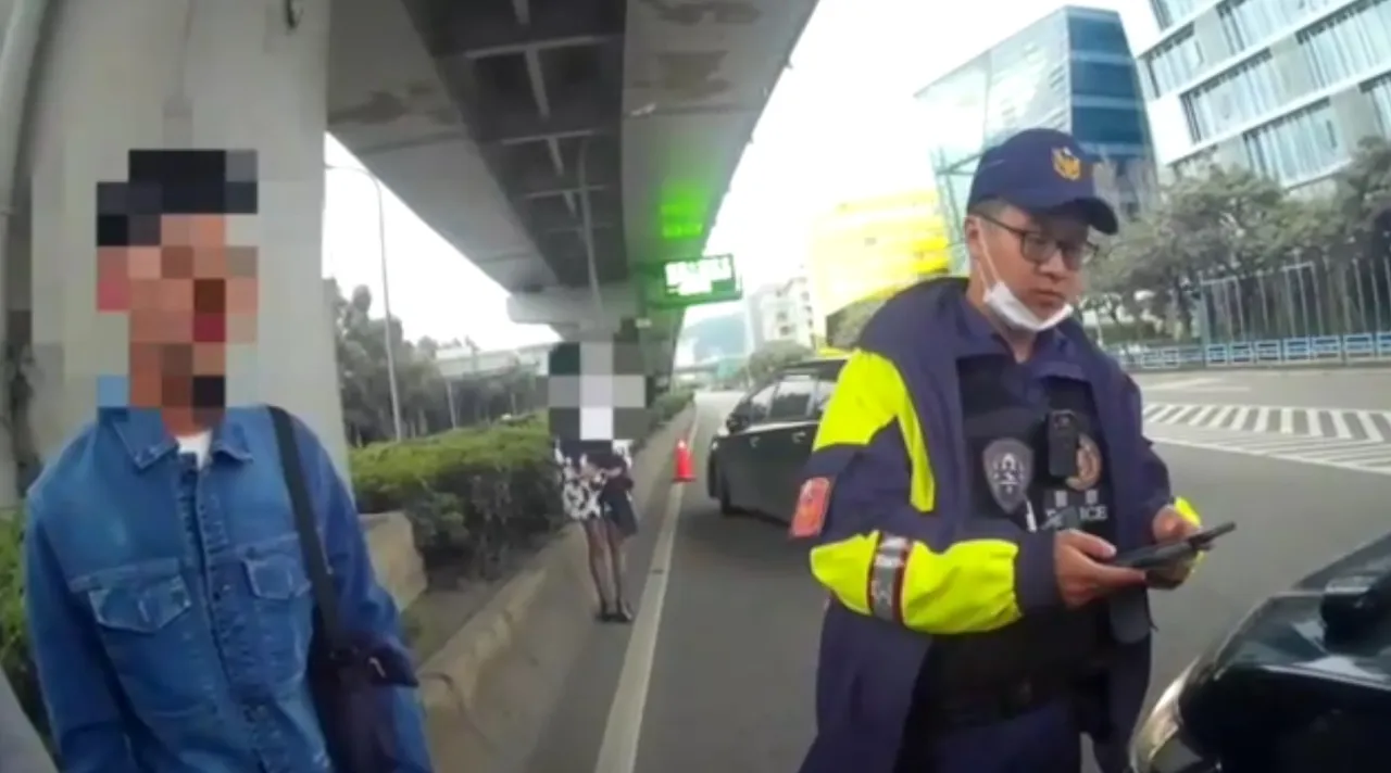 鍾男酒駕還載著3名友人,3人將被警方開單告發。翻攝畫面