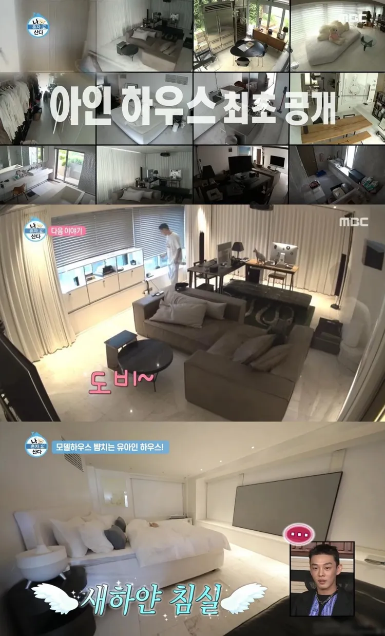 劉亞仁2020年在《我獨自生活》首度公開豪宅內部。翻攝MBC