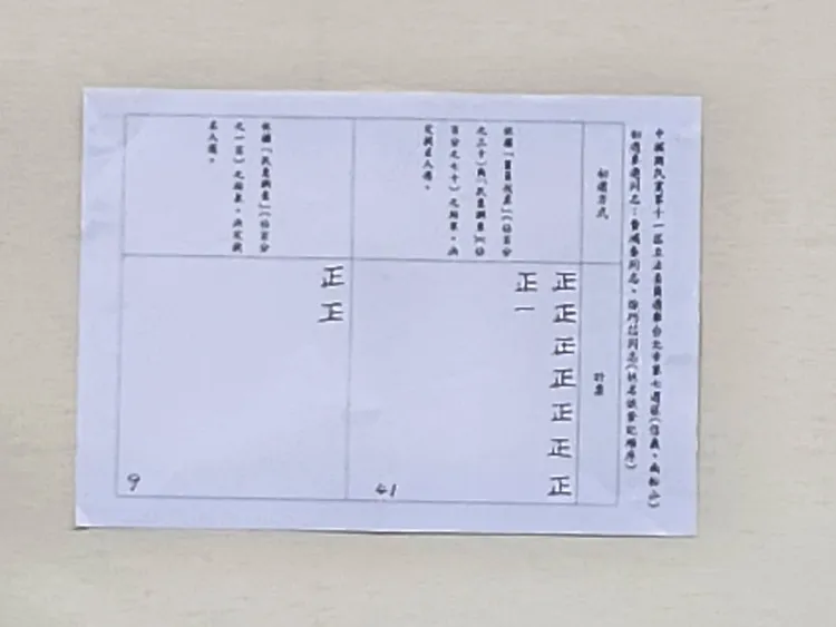 投票結果出爐，由黨員投票勝出。徐巧芯提供