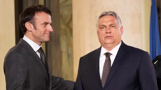 馬克宏會見奧班 法盼匈牙利應對俄烏與歐洲一致