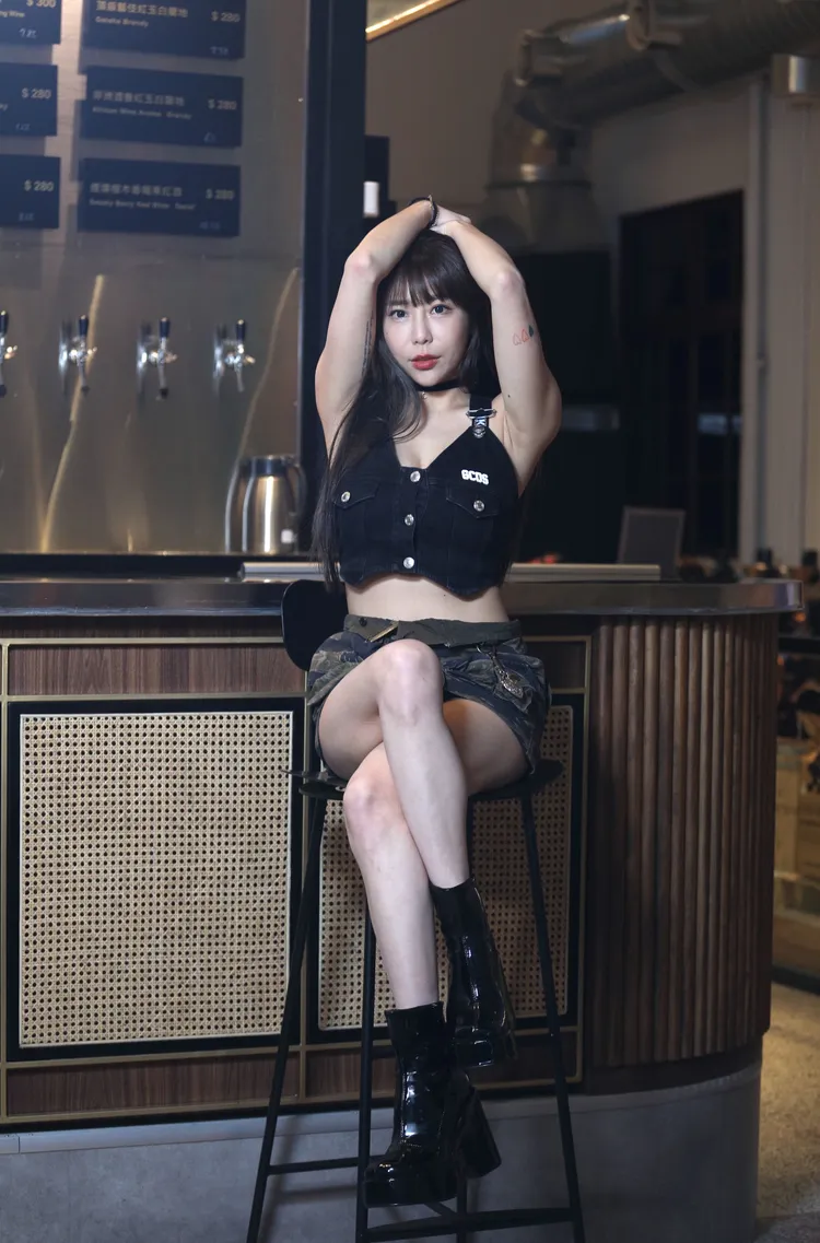 身為隊長的梓梓用心對待每一個女團員。陳明中攝