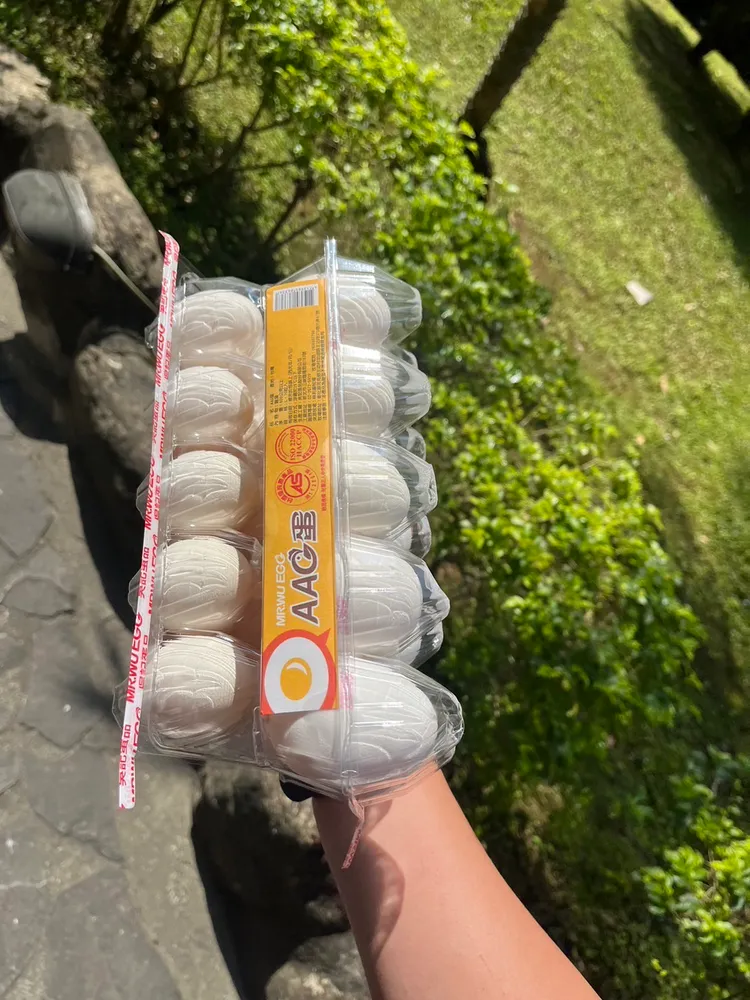 警方幫富人找回失竊的蛋。翻攝畫面