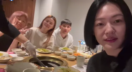 小S飛韓國狂嗑韓牛大餐 一下飛機驚呼「帥哥好多」