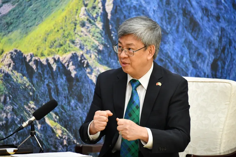 陳建仁說，台英關係長久且緊密，此夥伴關係對於維護區域和平穩定至關重要。政院提供