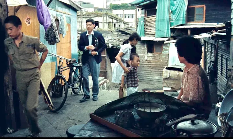 當年的拍攝場景。海鵬影業提供