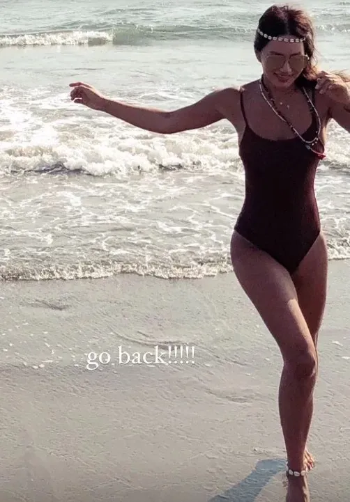 嚴正花身材火辣，看不出實際年齡。翻攝嚴正花IG