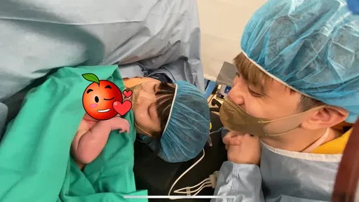 歌手田亞霍產房伴妻剖腹升格二寶爸 爆淚不捨跟長子分開