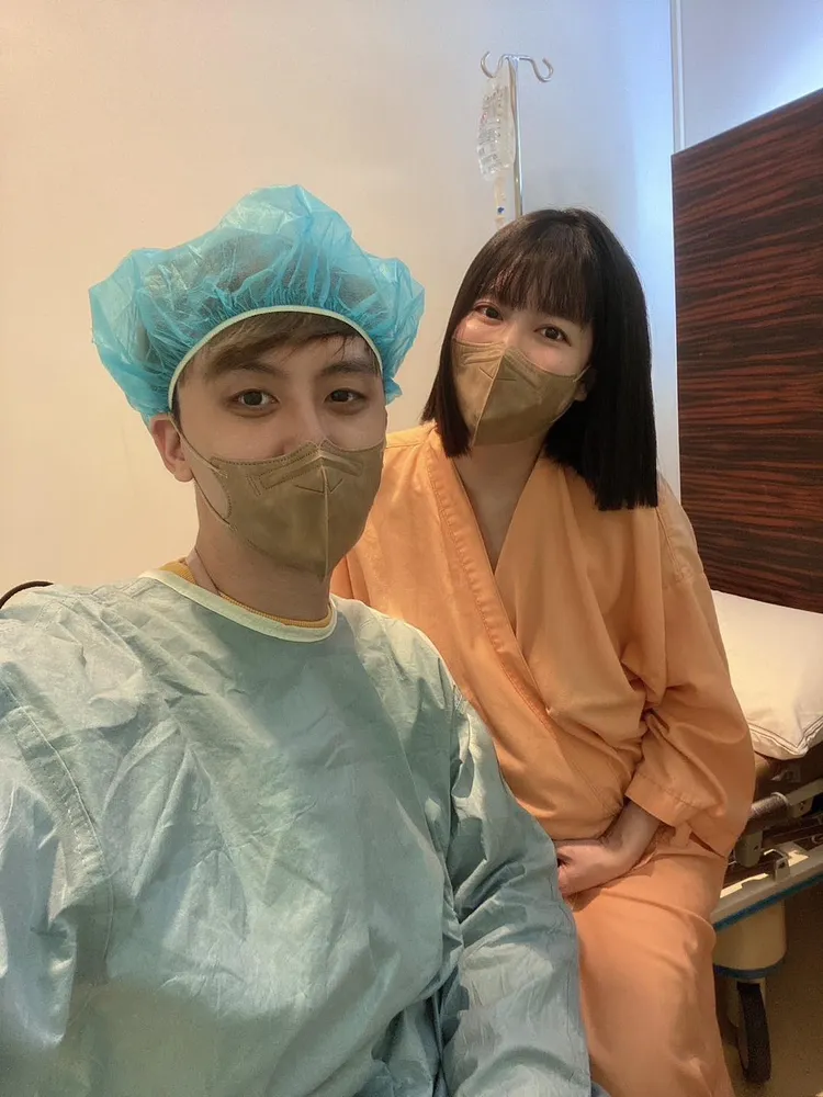 田亞霍與辛苦的愛妻合照。翻攝田亞霍臉書