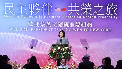 蔡總統:台灣不視友誼為當然 感謝所有同在的人