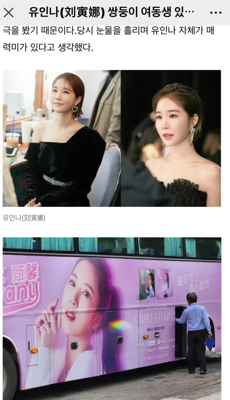 甄馨(下)被說撞臉劉寅娜。陳孝志提供