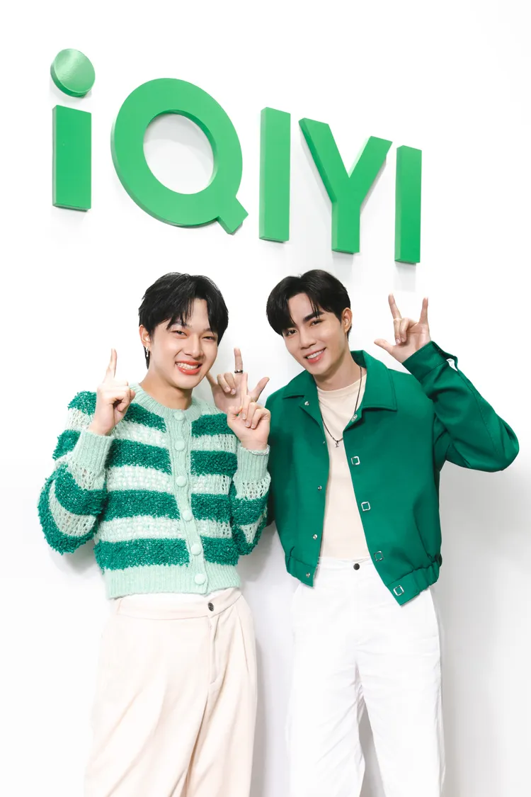 Nunew（左）、Zee透露情人節一起度過。愛奇藝國際站提供