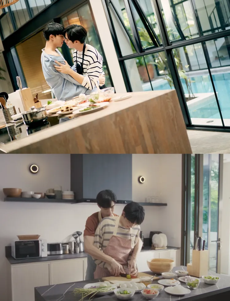 Zee劇中廚藝精湛，動不動就想在廚房吃了Nunew。翻攝愛奇藝國際站