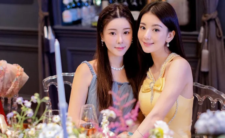 香港名媛蔡天鳳（左）與郭富城老婆方媛是好閨蜜。翻攝蔡天鳳IG