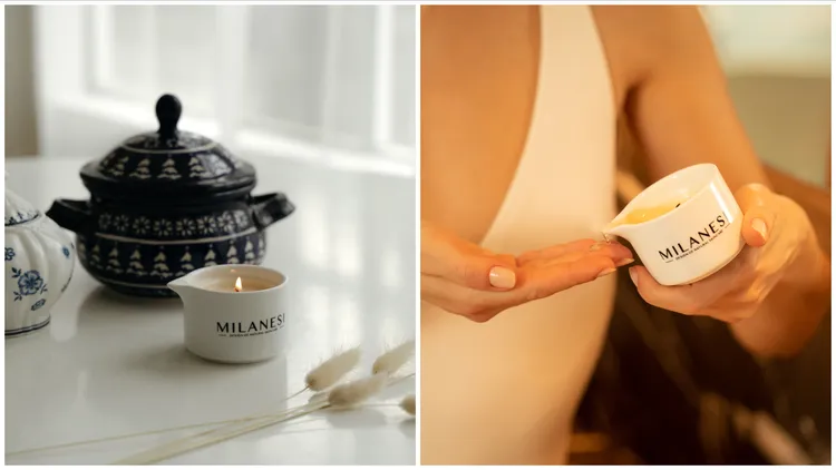 按摩蠟燭共有3種香氣可選，各100ml／1890元。品牌提供