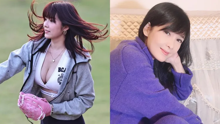 田慎節這個角度被網友認為有點像周慧敏。翻攝自雙方臉書