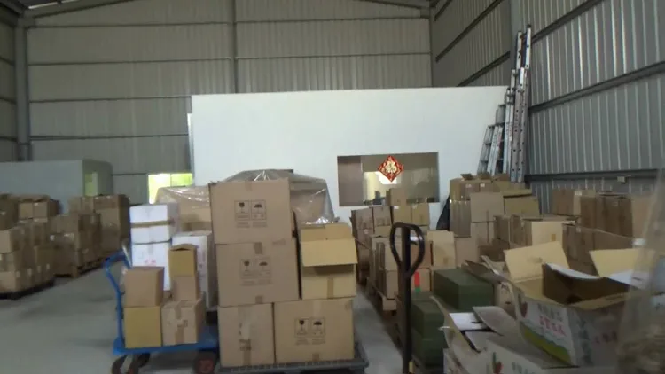 詐欺集團據點。翻攝畫面