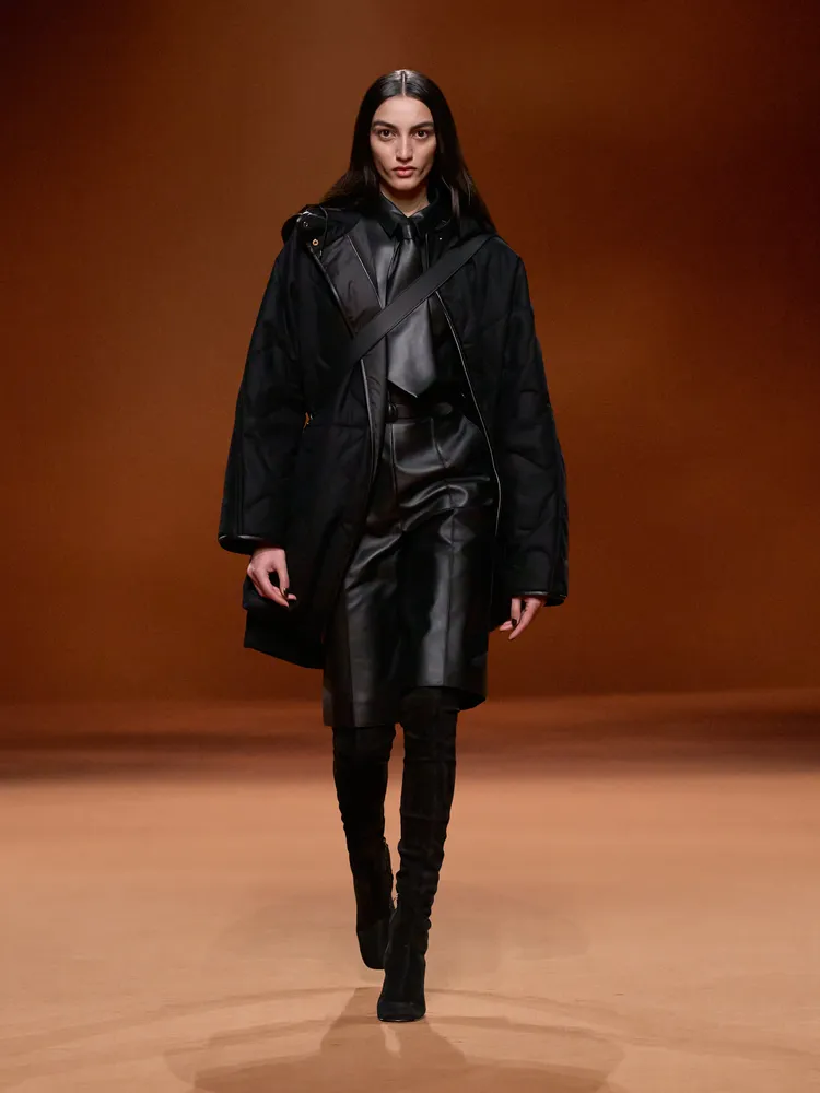 愛馬仕2023秋冬女裝大秀。品牌提供