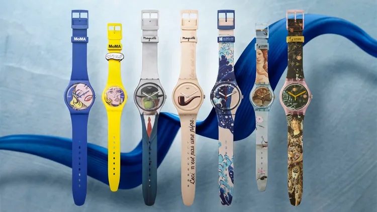 2023年的Swatch Art Journey系列持續博物館巡禮歷程，將陸續發表5個膠囊系列，首波釋出4個系列共7只錶款。品牌提供