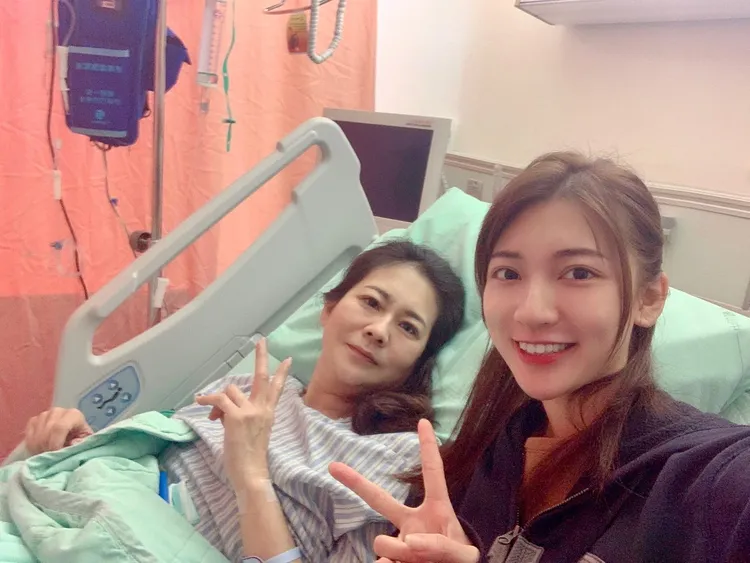 林彤超美的眼睛是遺傳自媽媽，讓人驚呼基因之強大。翻攝自林彤臉書