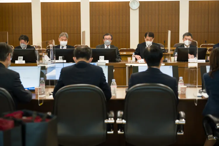 三井集團由會長淡輪敏 、社長橋本修及東喜璐機能膜公司等代表，與高雄市府團隊及企業進行經貿產業交流。市府提供