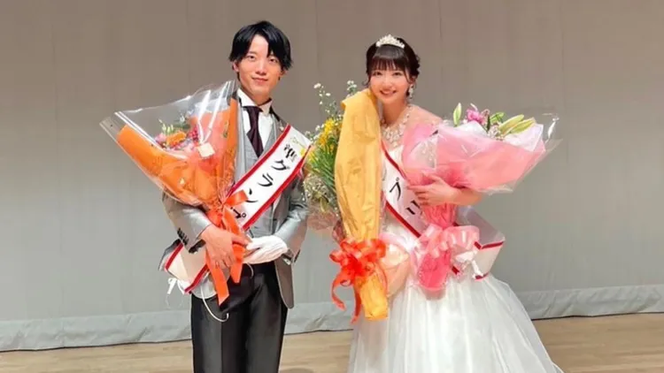 佐佐木崇仁和宮本李菜。翻攝自宮本李菜IG