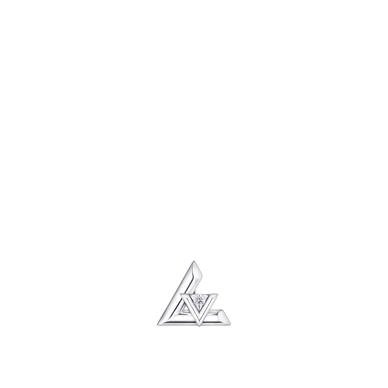 LV Volt One 18K白金鑲鑽胸針,21萬9000元。品牌提供