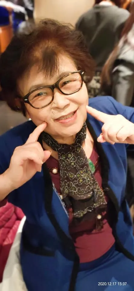 蔡玉真媽媽超潮。翻攝自蔡玉真臉書