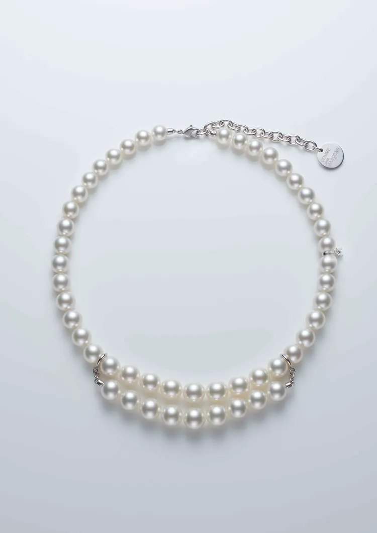 MIKIMOTO x COMME des GARÇONS聯名南洋珍珠串鍊，約151萬2000元。品牌提供