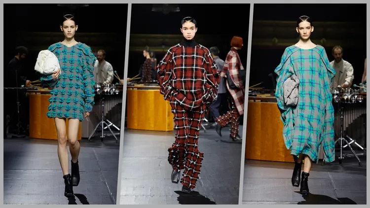 Rhythm Check靈感來自於方格圖案透過帶有節奏感的方式交錯出現。品牌提供