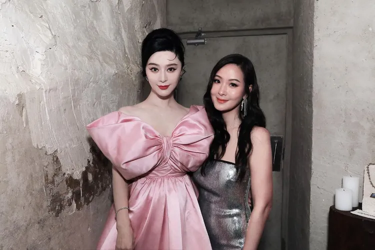 范冰冰（左）捧場孫芸芸的品牌晚宴。翻攝范冰冰IG