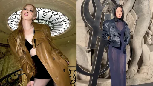 Rosé賞秀3角胸衣露辣腿 文佳煐同場拼性感薄紗裙內在美全曝光