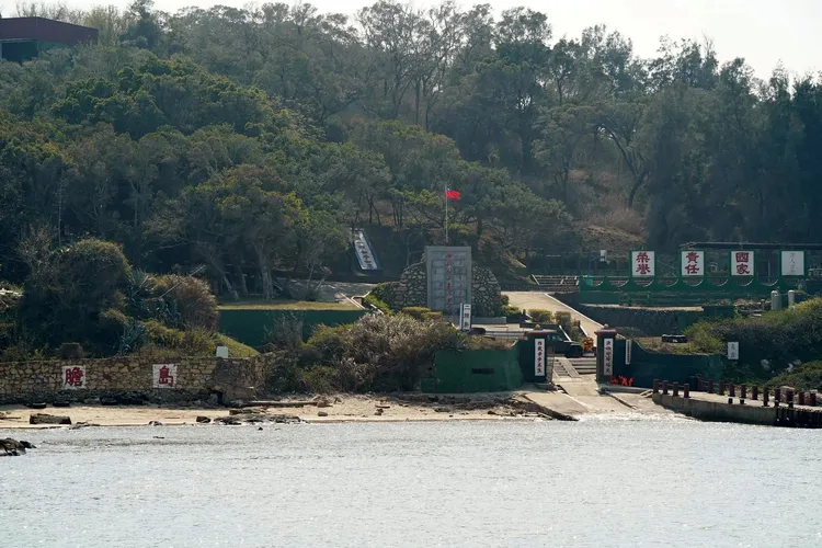 金門二膽島上兵無故失聯，結果在對岸遭中國海警撈起。圖為二膽島，翻攝臉書二膽島/陳長棋