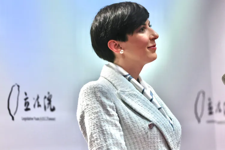 艾達莫娃首度訪問台灣。林林攝