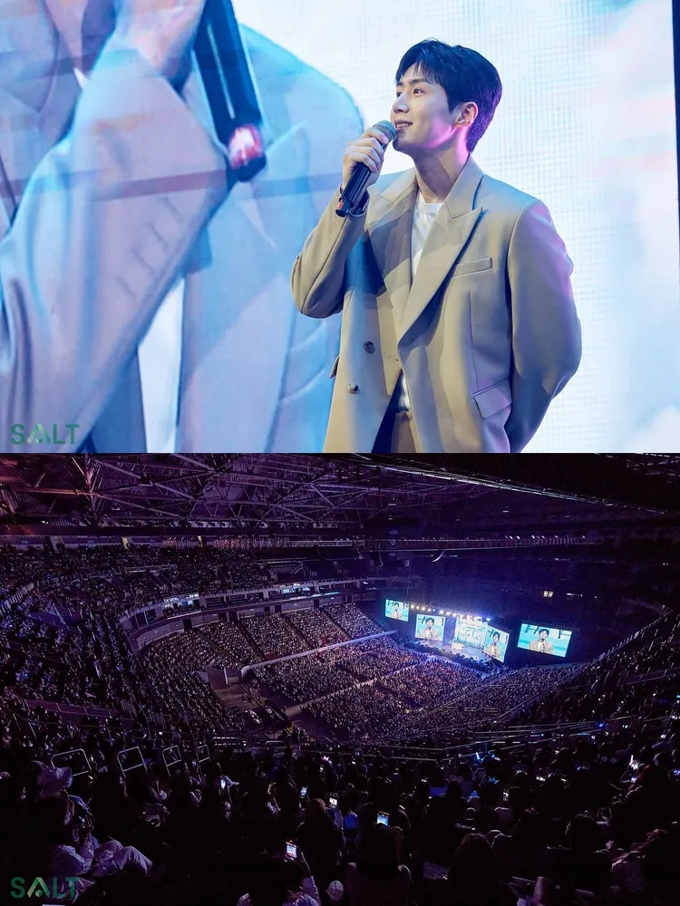 金宣虎的亞洲巡迴見面會1月從馬尼拉開始，湧入萬名粉絲捧場。翻攝SALT娛樂