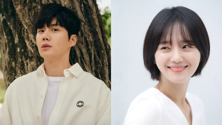 外傳金宣虎（左圖）將與朴圭瑛合作推理劇《網內人》。翻攝金宣虎官方工作人員IG、Saram娛樂