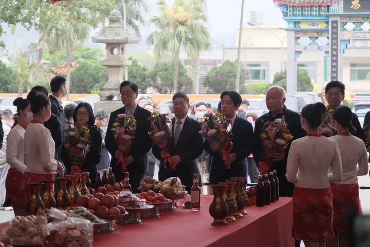 褒忠亭義民廟235周年春祭。新竹縣府提供