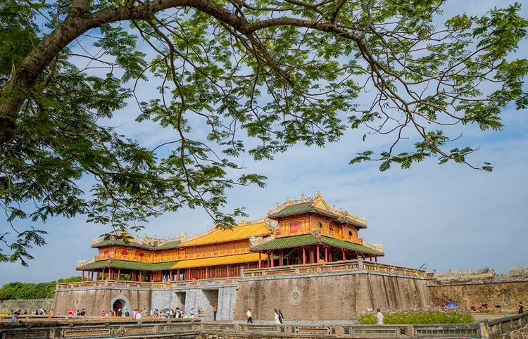 越南中部順化市中心著名景點順化皇城。業者提供