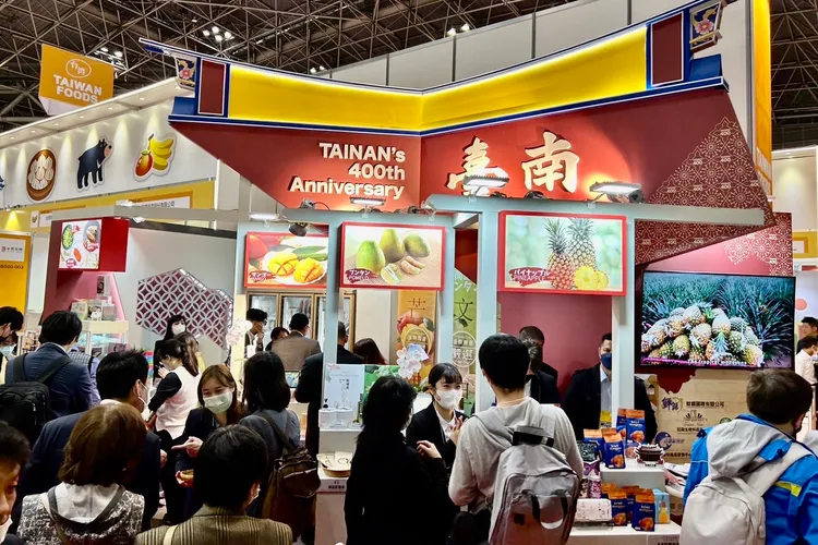 臺南展位強化在地特色。市府提供