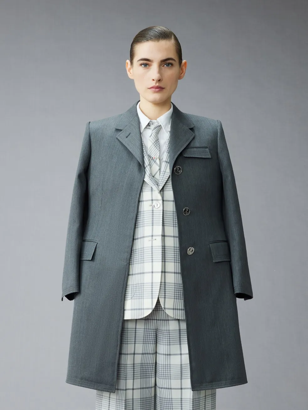 THOM BROWNE本季首度在台提供女士西装订制服务。品牌提供