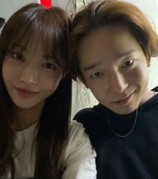 南太鉉（右）去年才剛被徐敏在指控吸毒。翻攝徐敏在IG